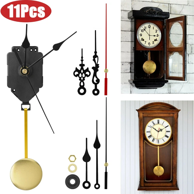 QUARTZ WALL CLOCK Pendulum Swing Movement Mechanism DIY Kit Chime
