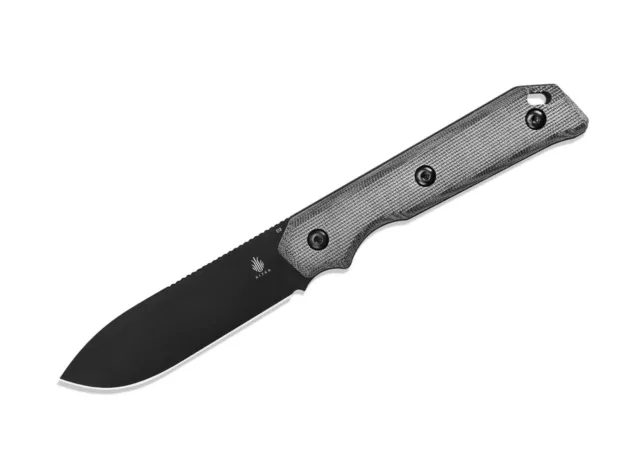 Kizer Begleiter D2 Fixed Micarta Black Outdoormesser Fahrtenmesser ✔️ 02KI020