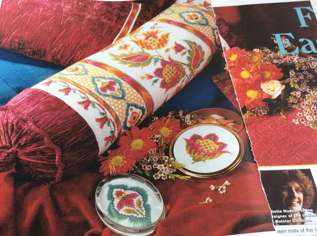Sheila Hudson’s Eastern Promise Cushion  Design Cross stitch chart Only /904