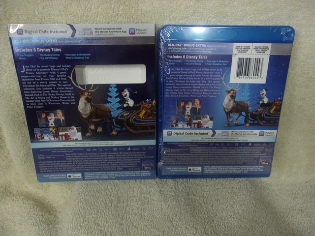 DISNEY - OLAF'S Frozen Adventure (Blu-Ray/DVD+Digital, 2-Disc) W/SLIP ...