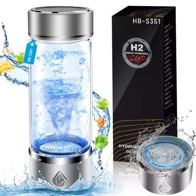 Hydrogen Water Bottle, Portable Hydrogen Water Bottle Generator, Ion Water Bottl