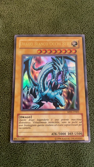 1x ITALIAN Blue-Eyes White Dragon Retro Pack 1 RP01-EN001 Ultra Rare LP Yugioh