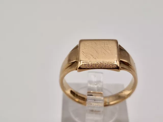 H samuel mens gold sales signet rings