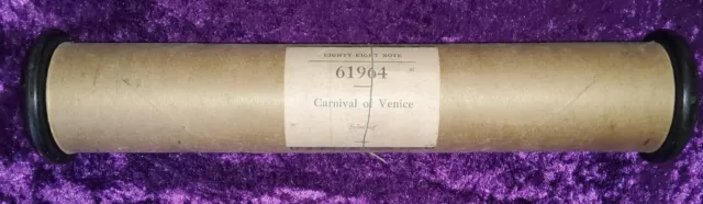 Karneval von Venedig 61964 achtundachtzig Noten Schulhoff Musikrolle. Ref00048