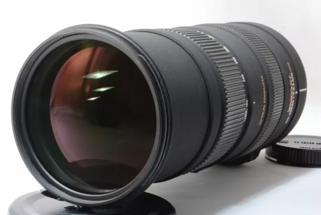 Sigma Apo 150-500mm F5-6.3 Dg OS HSM Af pour Canon [ EXC Avec / Boîte,Hotte [573