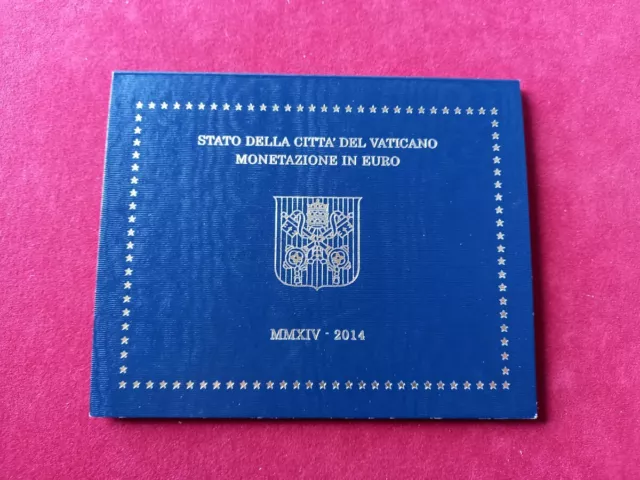 Vatikan 2014 Euro Kursmünzensatz KMS im original Folder / Blister - Vaticano