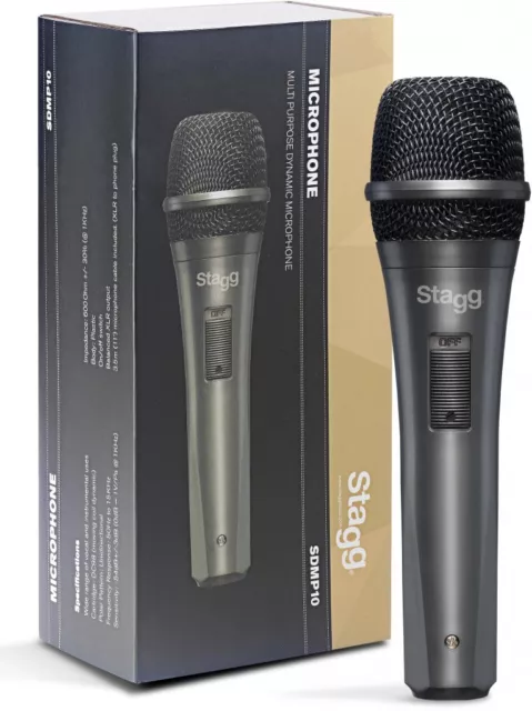 Stagg SDMP10 Dynamic Microphone With Cable
