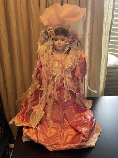 Vintage Victorian Collection Porcelain Doll By Cal Hasco