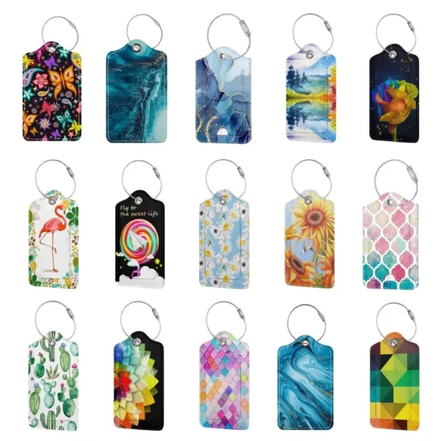 Stay Organized on Your Trips with These Fashionable Luggage Labels Bag Tags
