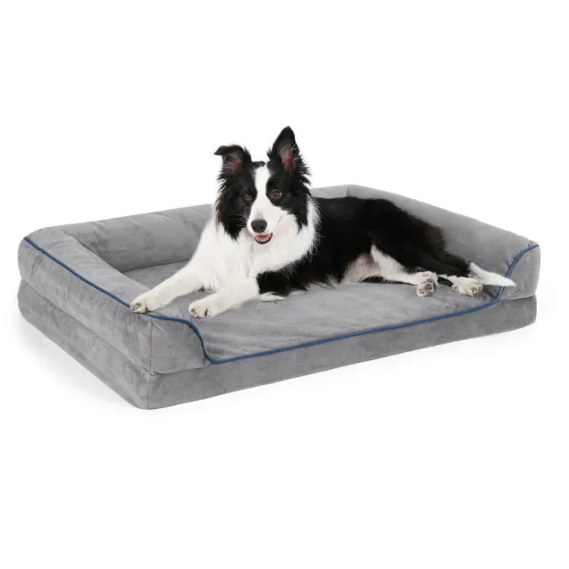 Arien Dog Bed Orthopedic Sofa Dog Beds Dog Beds for Large Dogs Bolster Dog Co...