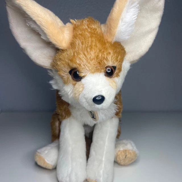 WILD REPUBLIC FENNEC Fox Plush 12” Sitting Nashville Zoo Stuffed Animal