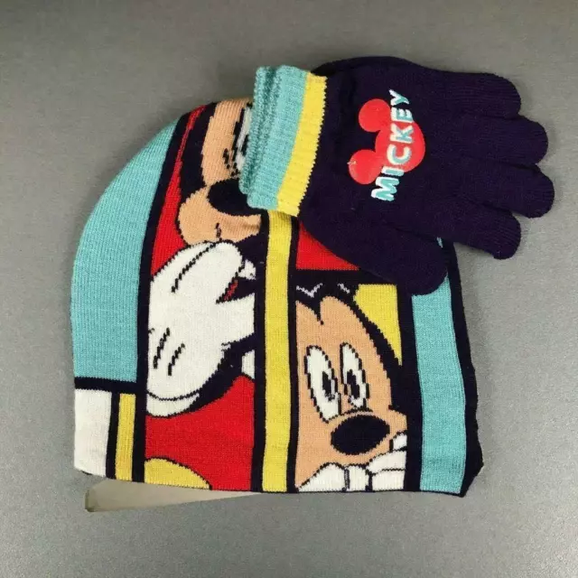 Ensemble bonnet et gants Mickey neuf !