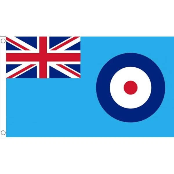 Autocollants Drapeau RAF Royal Air Force - 50mm, Pack Stickers Aviation Britannique