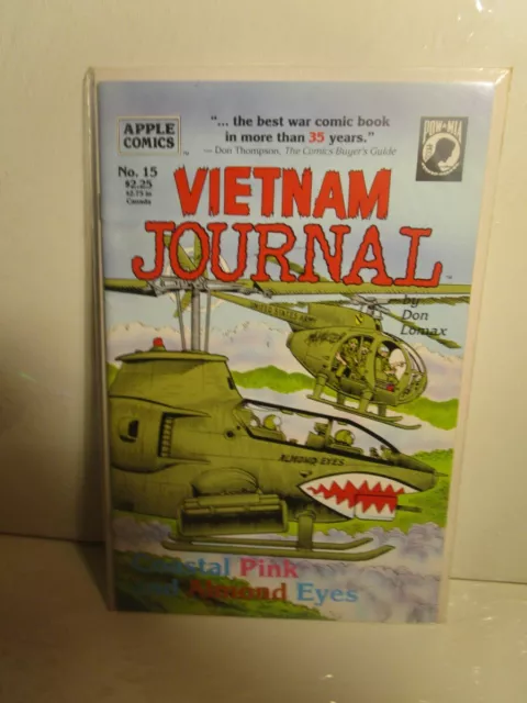 Vietnam Journal #15 Rare 2nd to Last Issue of Series Apple Comics 1990 Don Lomax