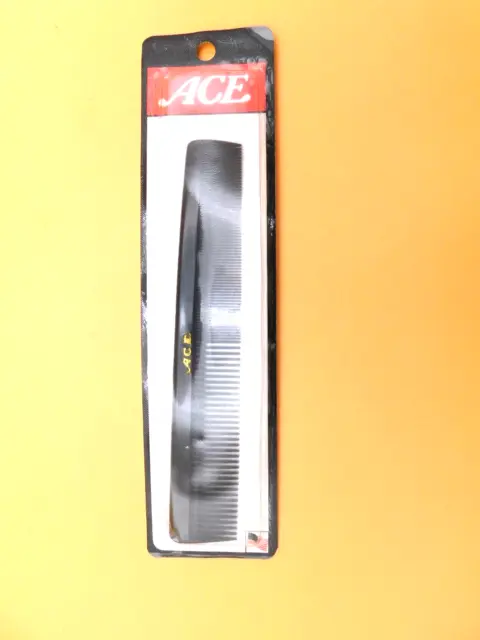 ACE Ajax Barber Comb 7 Inch Long Durable Stronger Made in 2002