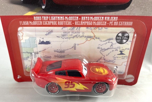 DISNEY PIXAR CARS ROAD TRIP LIGHTNING MCQUEEN On the Road Metal Diecast ...