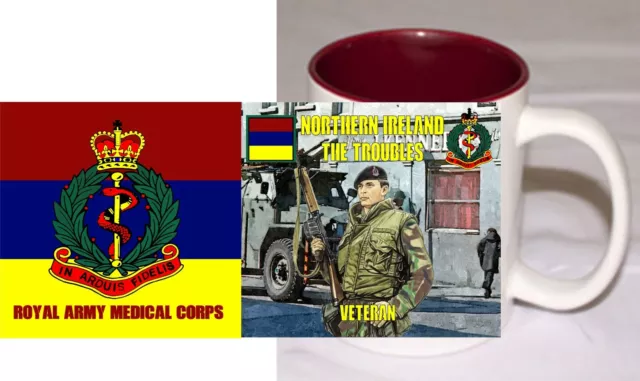 RAMC Mug Northern Ireland Royal Army Medical Corps Mug Cup Op Banner