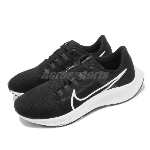 Nike Air Zoom Pegasus 38 Black White Men Running Shoes Sneakers CW7356-002