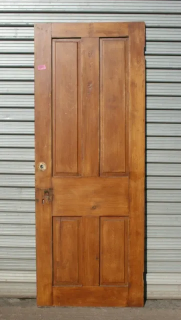 Reclaimed Pine Victorian Door 4 Panel 27 3/4" x 72 1/4" Internal Door  949