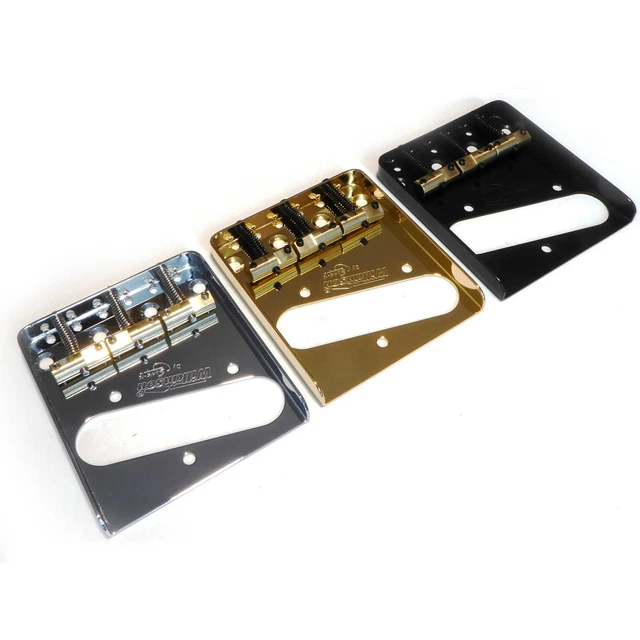 Ponte Wilkinson Per Chitarra Telecaster 3 Selle Compensate – Nickel WTBNK