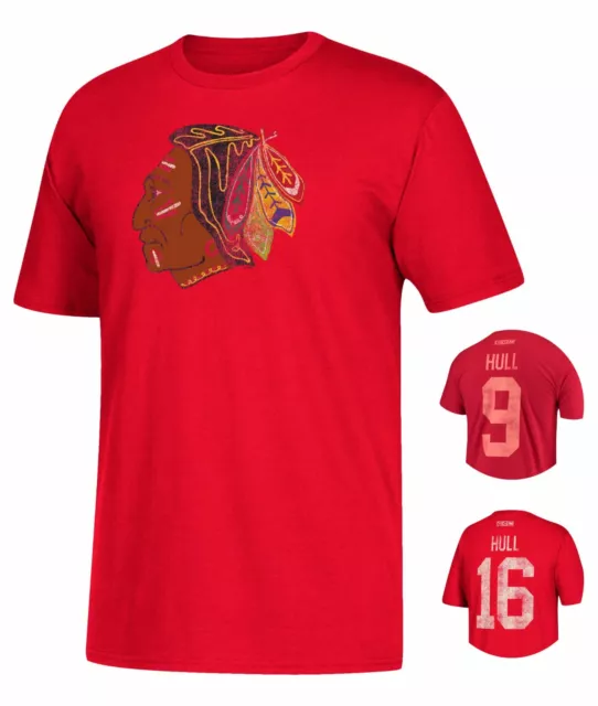 Chicago Blackhawks NHL Bobby Hull CCM Retired T-Shirt