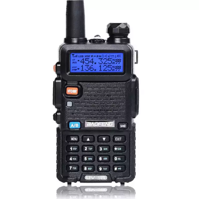 Baofeng UV-5R | Dual Band | 4/1W | 128CH | Flashlight | VOX | Alert | TOT