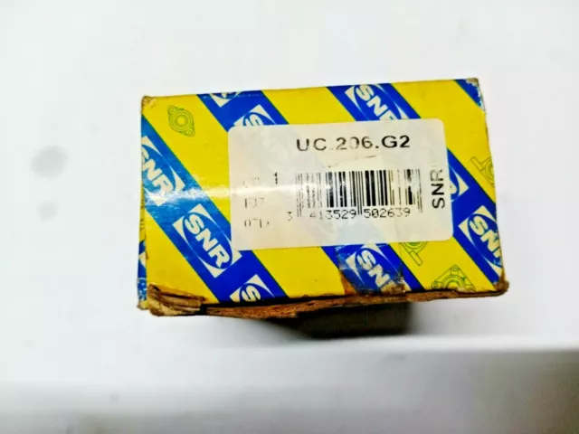 UC 206 G2 30mm Oreiller Bloc Seulement Roulement Neuf SNR Boite Paquet UC206