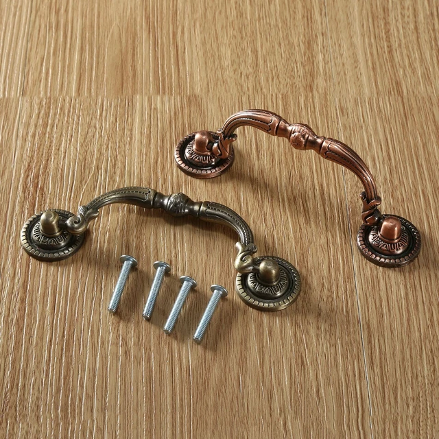 Retro Stylist Cabinet Door Drawer Handle Dresser Cupboard Wardrobe Pull Knobs