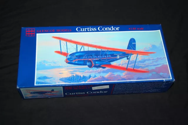 Glencoe 1/81 Scale Curtiss T-32 Condor II Model Kit 1991 Release