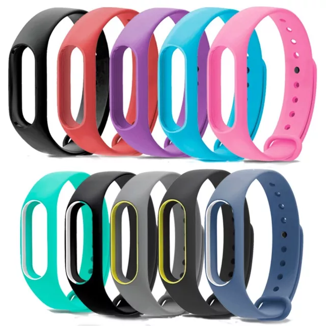 Correa xiaomi mi band 2 pulsera silicona colores correas recambio para smartband