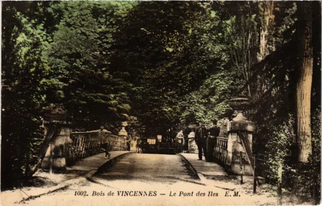 CPA PARIS 12e-Bois de Vincennes-Le Pont des Iles (322756)