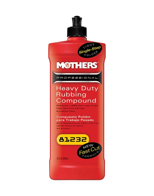 Heavy Duty Rubbing Compound, Qt 81232 Mothers Polish 81232 0