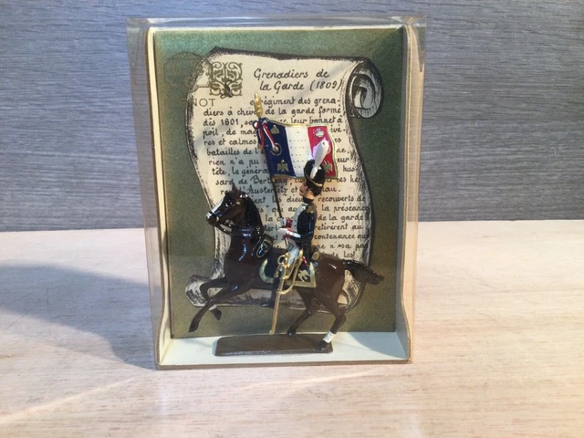 Soldat CBG MIGNOT - Premier empire - Cavalier 98 - Drapeau grenadiers à