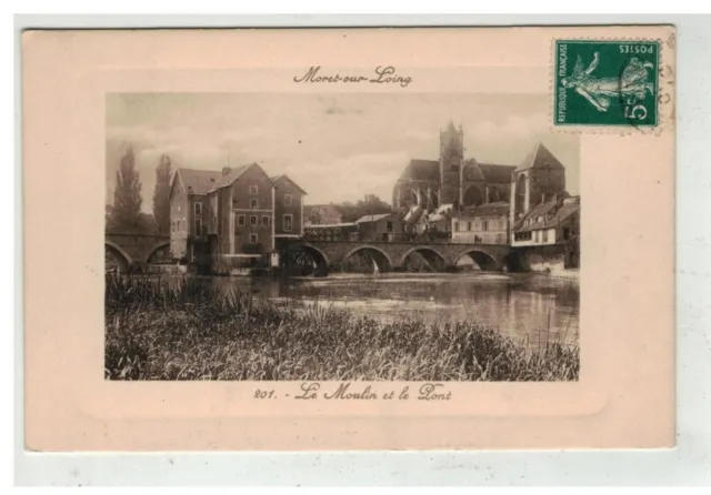 77 Moret Sur Loing #19643 Le Moulin Et Le Pont