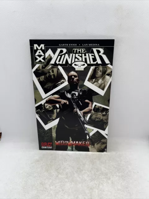 Punisher MAX Volume 8 Graphic Novel Widow Maker Marvel, 2007 FREE SHIPPING