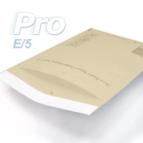 5 Enveloppes à bulles *MARRON* gamme PRO taille E/5 format utile 210x265mm