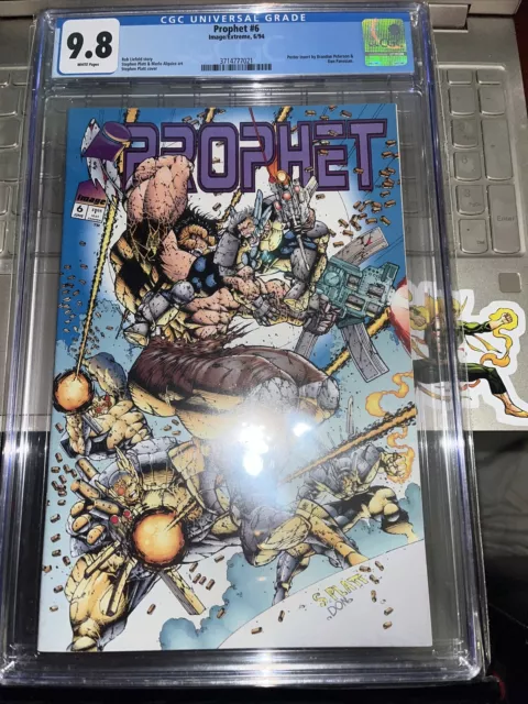 Prophet #6 CGC 9.8 6/94 Stephen Platt Cover & Art ,Rob Liefeld Story Rare {CGB1}