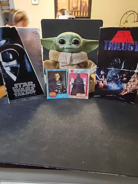 💥2 Star Wars Trilogy VHS, Special Edition  Platinum Widescreen,2 Cards  1977💥