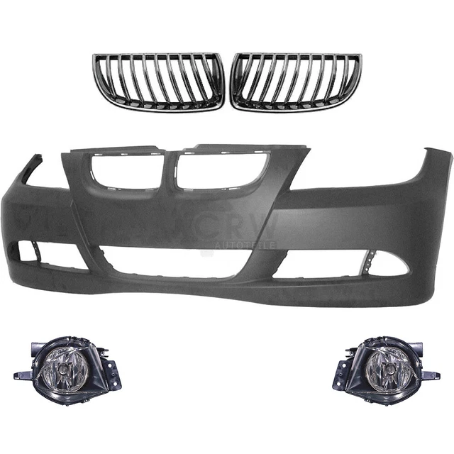 Feux Anti-Brouillard Tula Motoren BMW E46 – Paire HB4/9006, Lentille Fumée, M-Tech, 2001-2007, E-Mark Approuvé