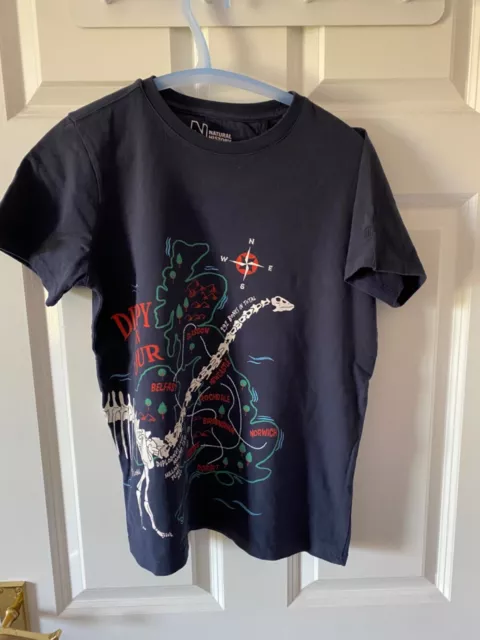 Natural History Museum T-shirt/Fat Face Size 12-13 years