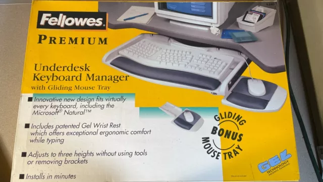 Fellows Premium Underdesk Keyboard Manager