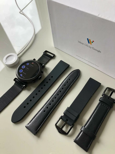 FOSSIL SLOAN HR FTW6055 Smartwatch with Extra Strap Black 40 mm