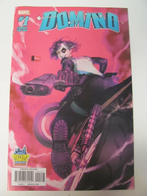 Domino #1 Marvel Comics 2018 Series Midtown Variant 9.4 Near Mint