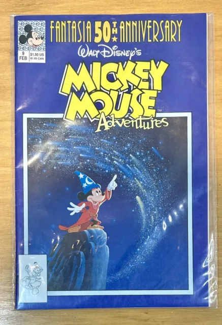 Walt Disneys Mickey Mouse Adventures # 9 Fantasia 50Th Anniversary Comic Book