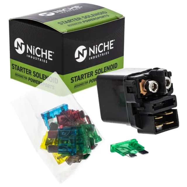 NICHE Starter Solenoid Relay Switch for Honda 35850-MR5-007 CBR600 CBR900 CRF250