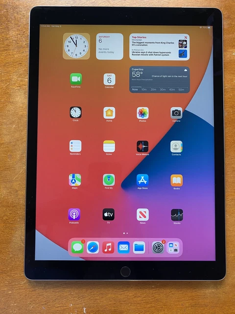APPLE IPAD PRO 1st Gen. 128GB, Wi-Fi + 4G (Verizon), 12.9 in - Space ...