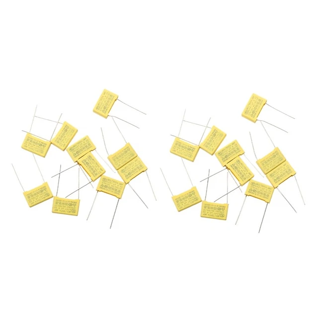 20pcs 250V 47NF 0.047UF 10% Polypropylene Films Capacitor F8C6