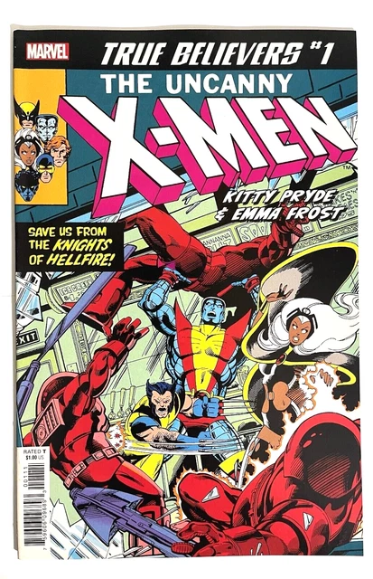 The Uncanny X-Men #129 Kitty Pryde & Emma Frost True Believers #1 2020 Marvel Nm