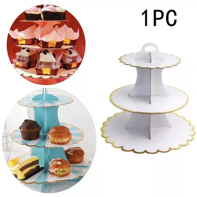 Table 3 Tiers Cupcake Stand Cake Rack Cupcake Stand Display Paper Cake Holder