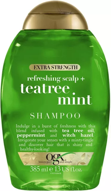 OGX Tea Tree Clarifying Shampoo for Oily and Greasy Hair 385 ml Best For Hair